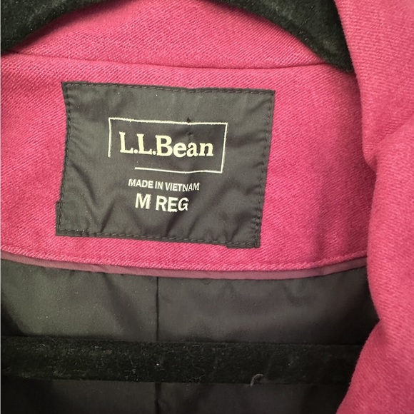 L.L. Bean Women's Magenta Blazer Size M - Picture 2 of 5